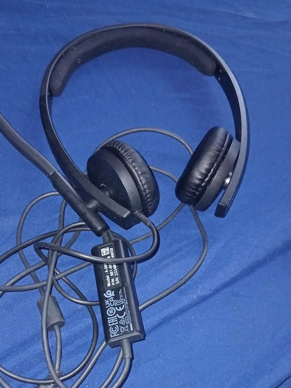 Logitech H570e USB Stereo Headset Black a-00064